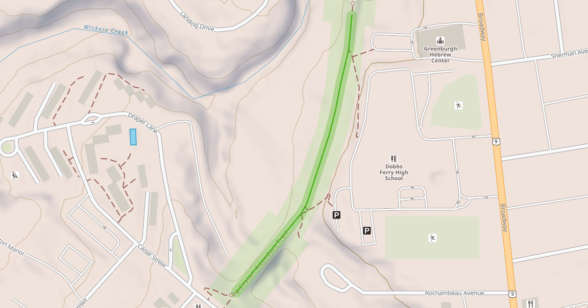 Map preview of Old Croton Aqueduct Trail