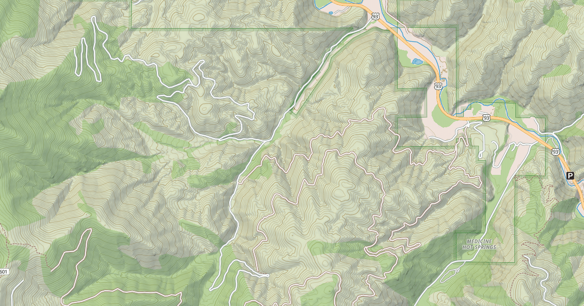 Map preview of (FDR) WARM SPRINGS-LAIRD