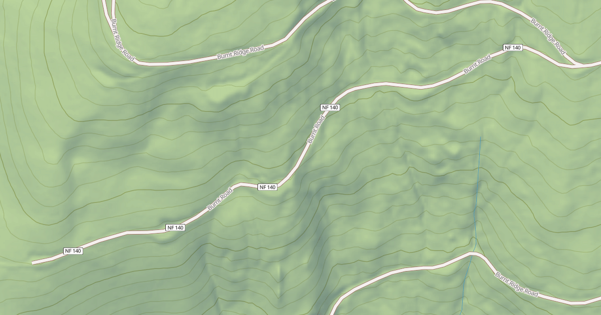 Map preview of BURNT ROAD