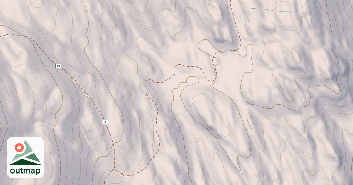 Map of USFS Motor Vehicle Use Map Trails 5200