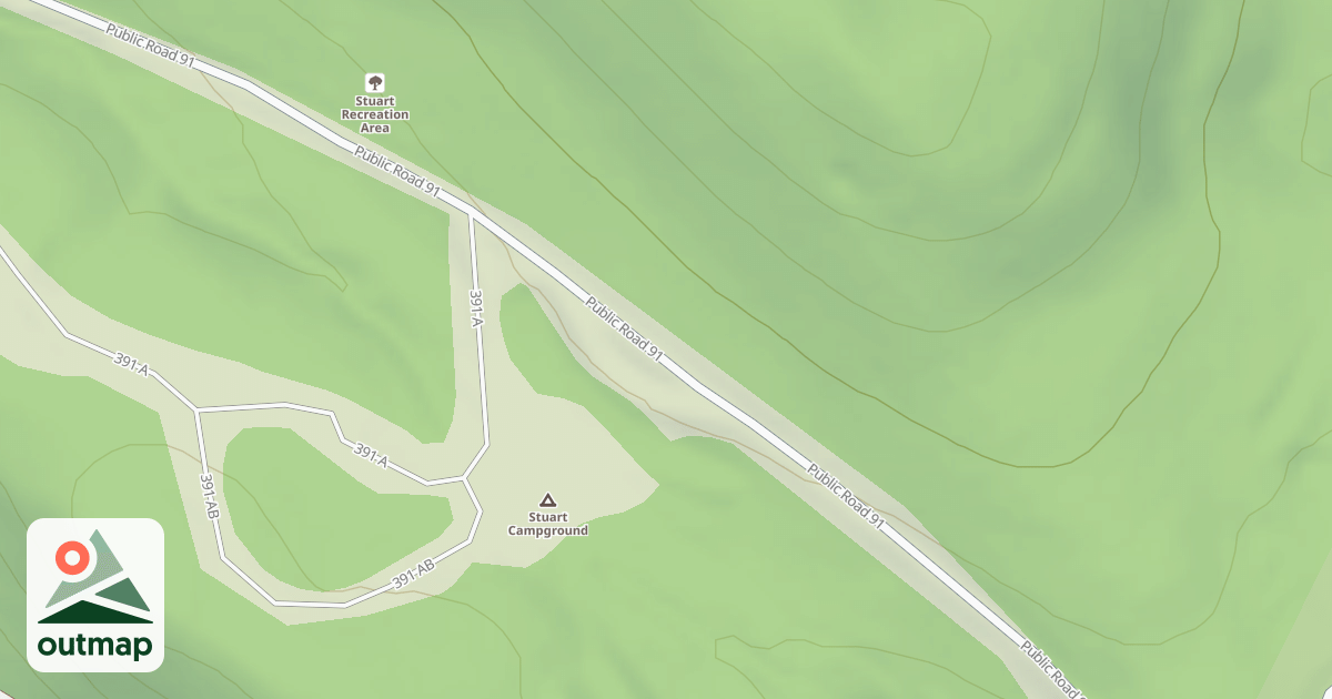 Map of STUART REC AREA DUMP STATION