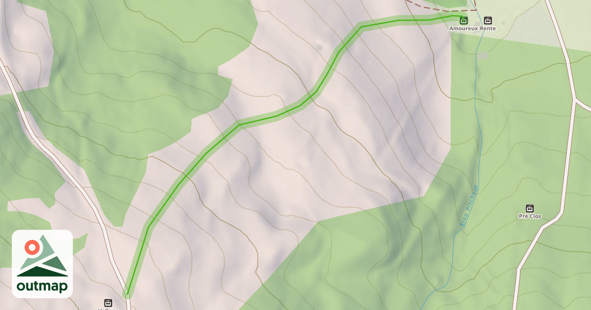 Map of Piste des Amoureux