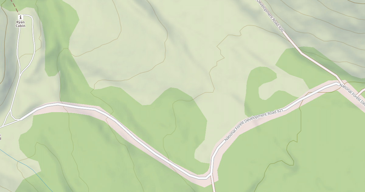 Map preview of USFS Motor Vehicle Use Map Roads {03D6204B-071D-474A-84CA-E0D237C30382}