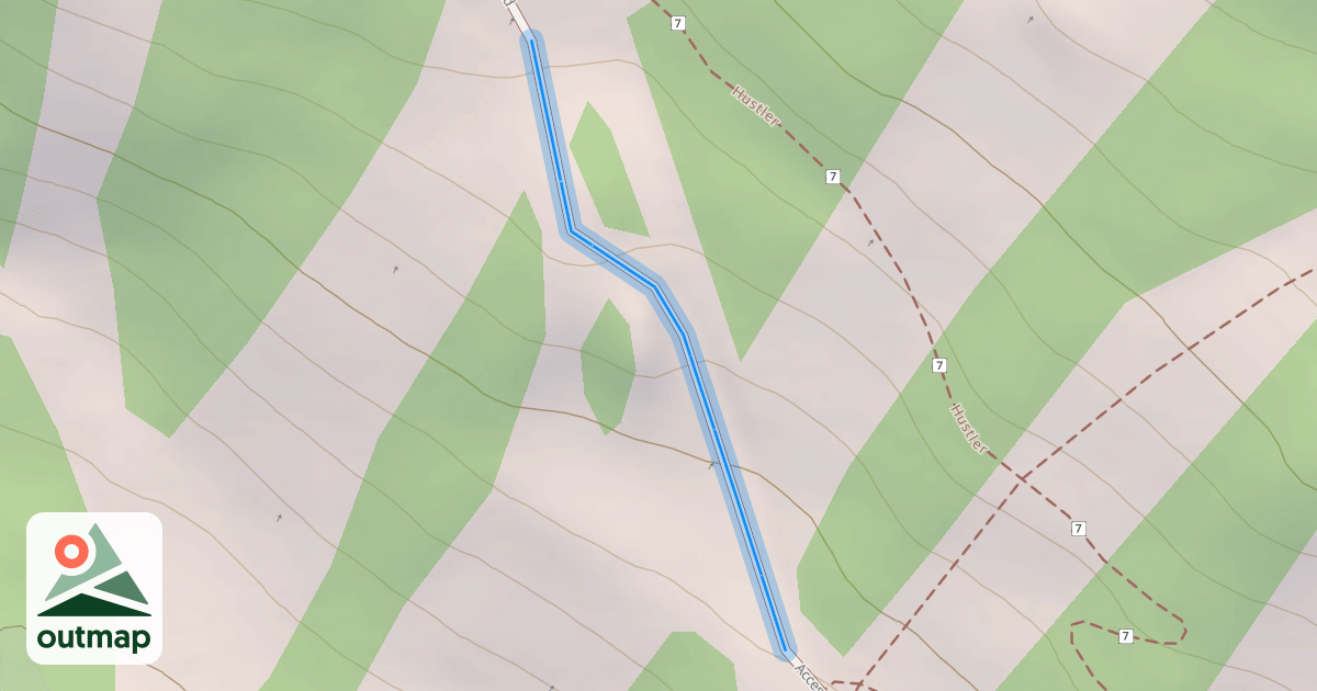 Map of Access Road