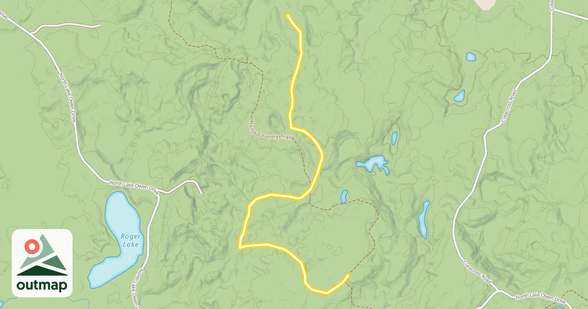 Map of Drummond Ski Trails