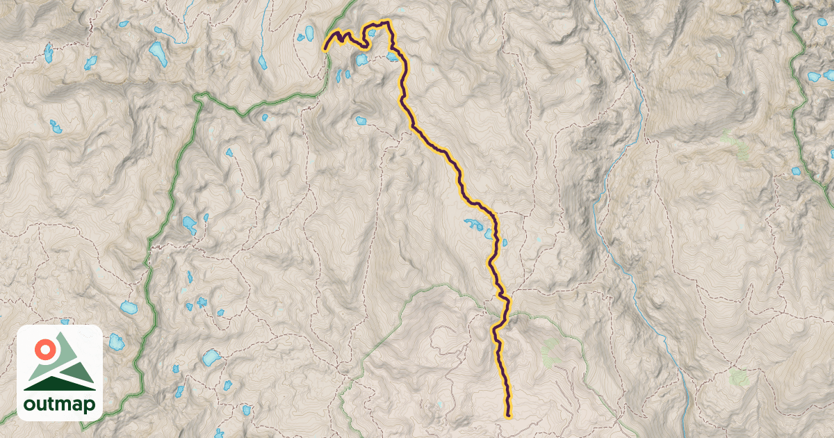 Map of Isberg Trail