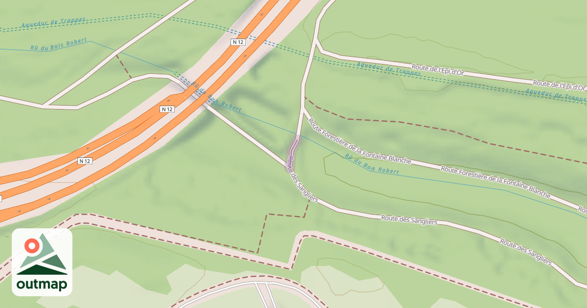 Map of Route des Sangliers