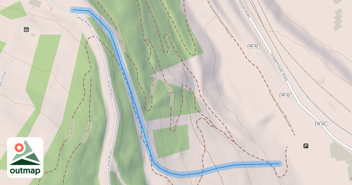 Map of Lower Parkway