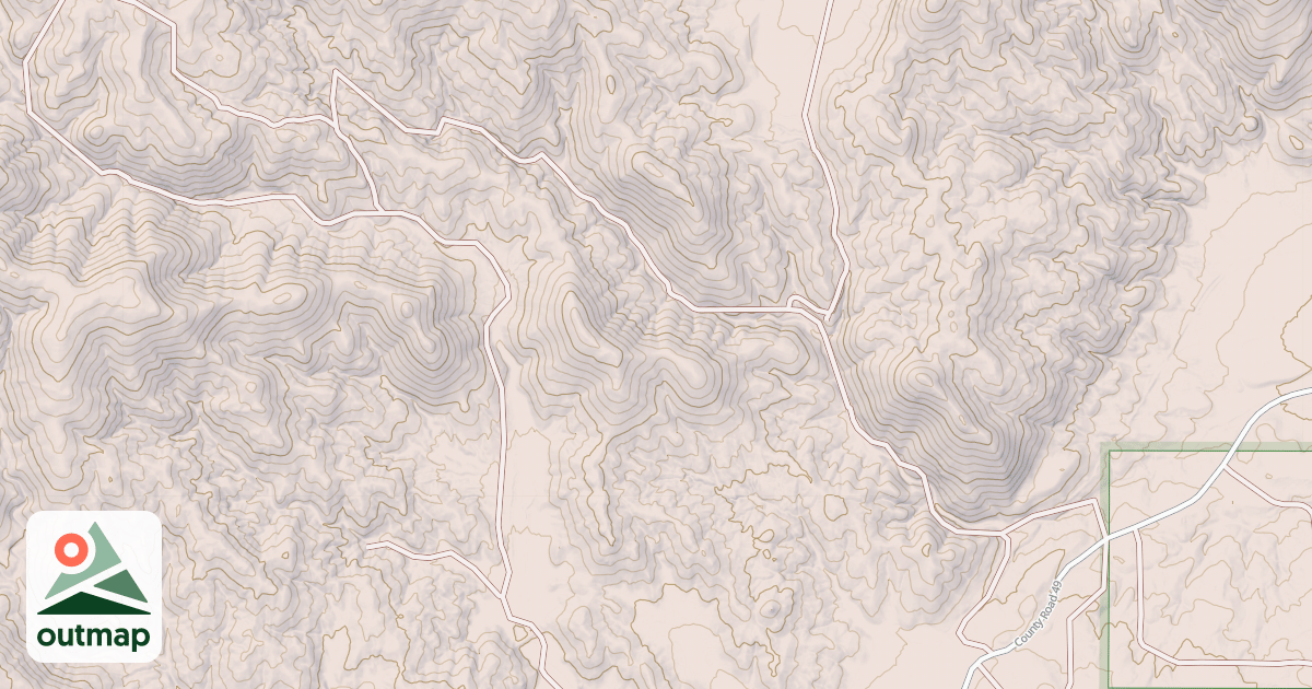Map of USFS National Forest System Roads {B2FED82E-C3CC-4B52-8310-70294337BC21}