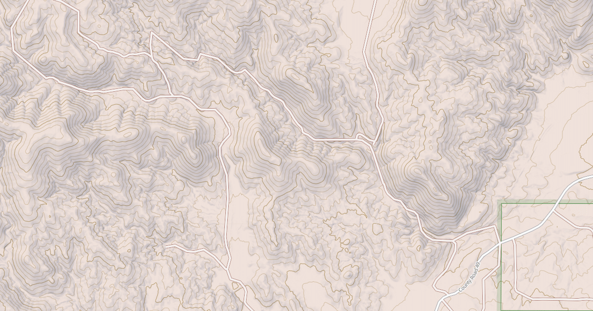 Map preview of USFS National Forest System Roads {B2FED82E-C3CC-4B52-8310-70294337BC21}