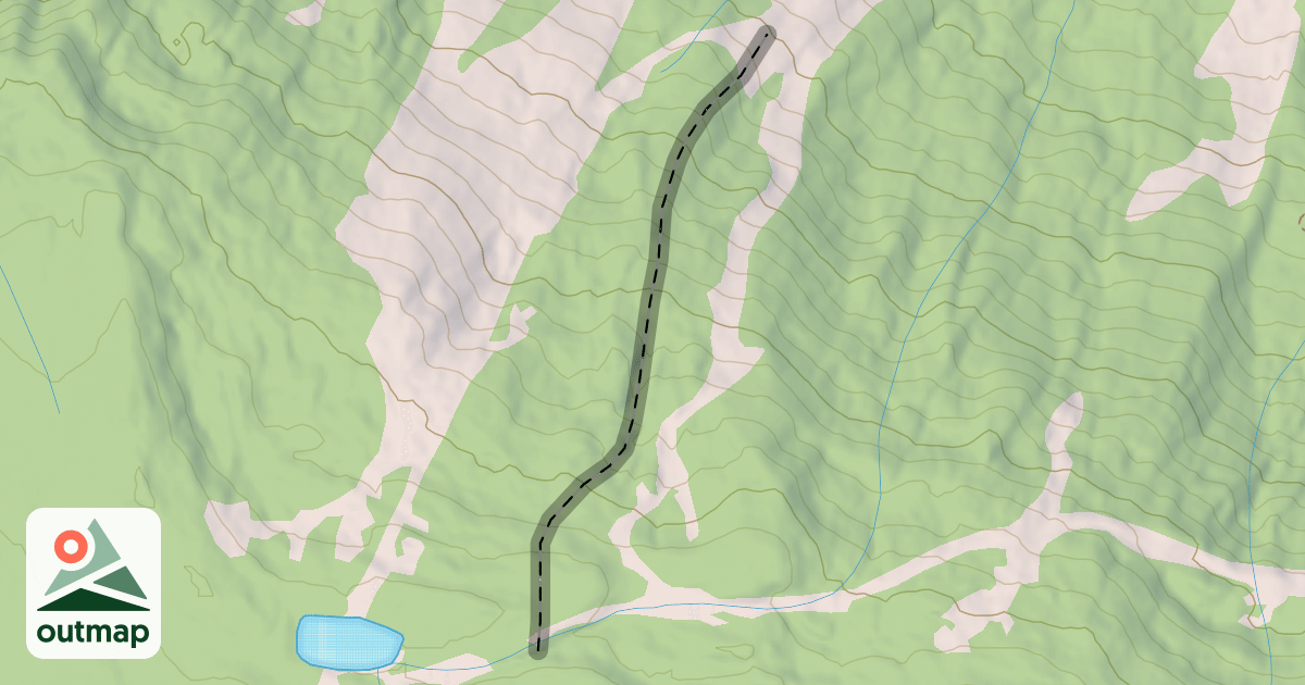 Map of Upper Thunderbird Glade