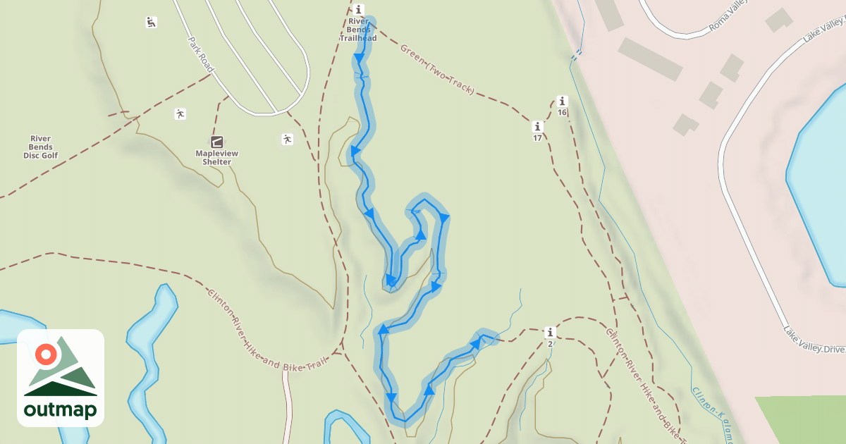Map of Yellow (Main Trail)
