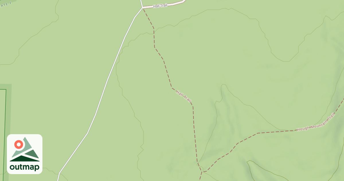 Map of Bald Eagle State Forest Snowmobile Trails