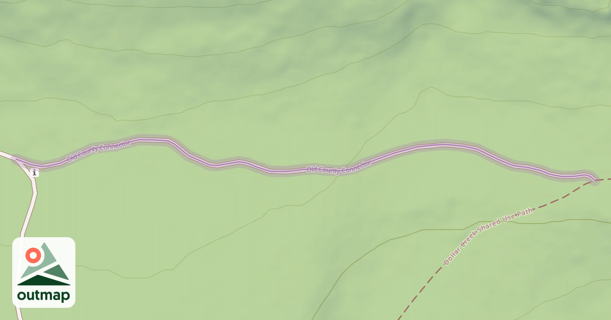 Map of Old County Connector