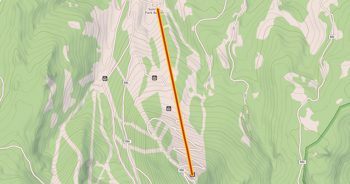 Map preview of Sunrise High Speed Quad