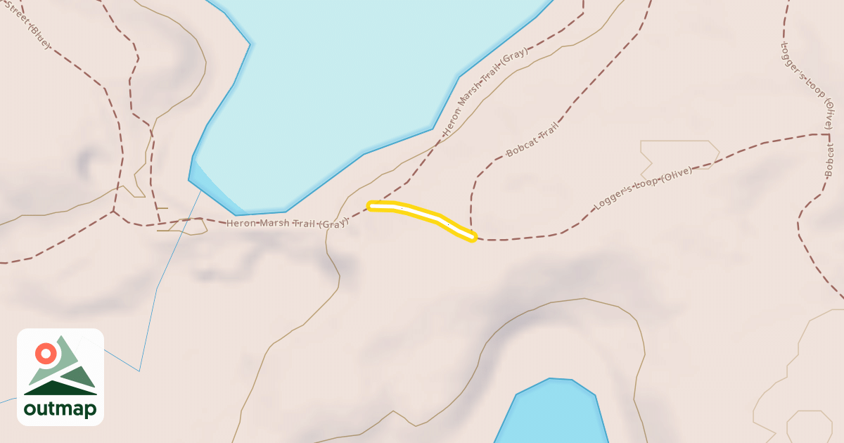 Map of Logger's Loop (Olive)