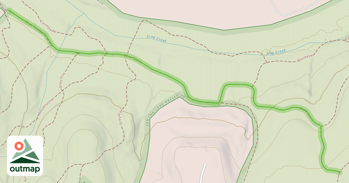 Map of Blue Stem