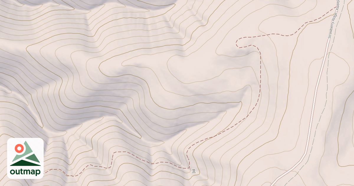 Map of FOURTH WATER RIDGE