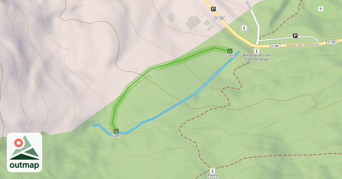 Map of Cabris