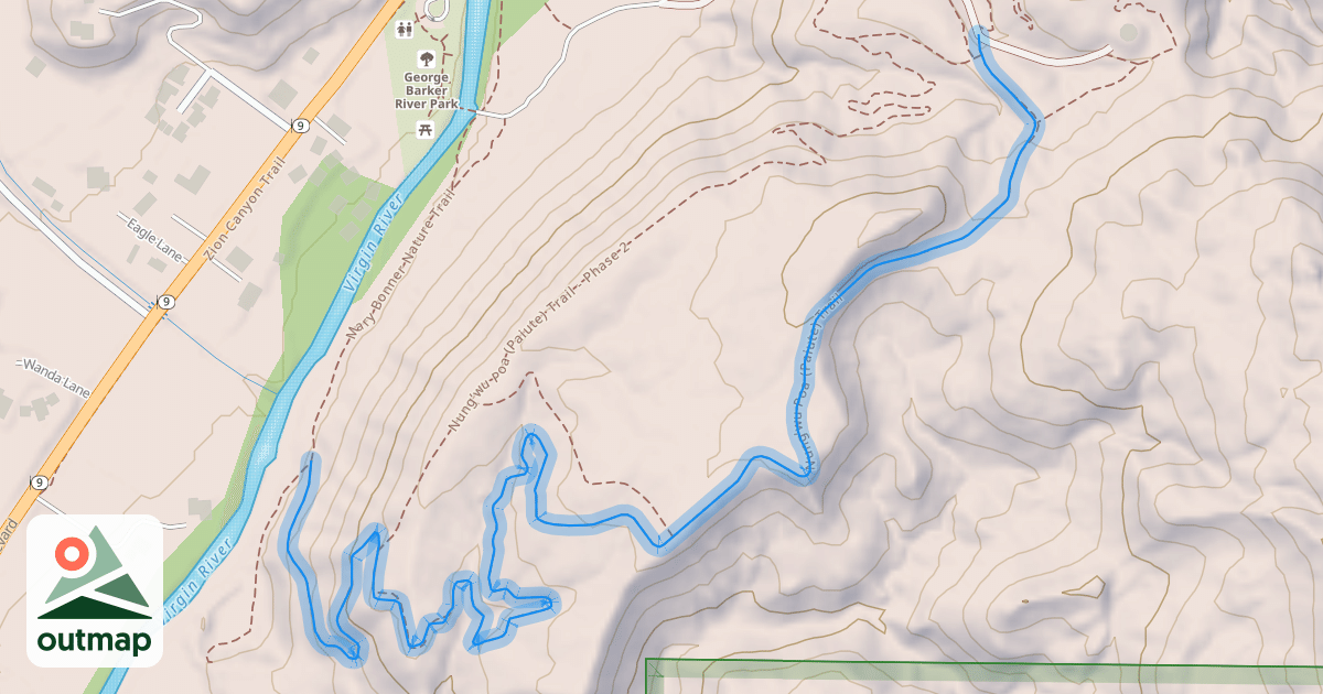 Map of Nung’wu Poa (Paiute) Trail