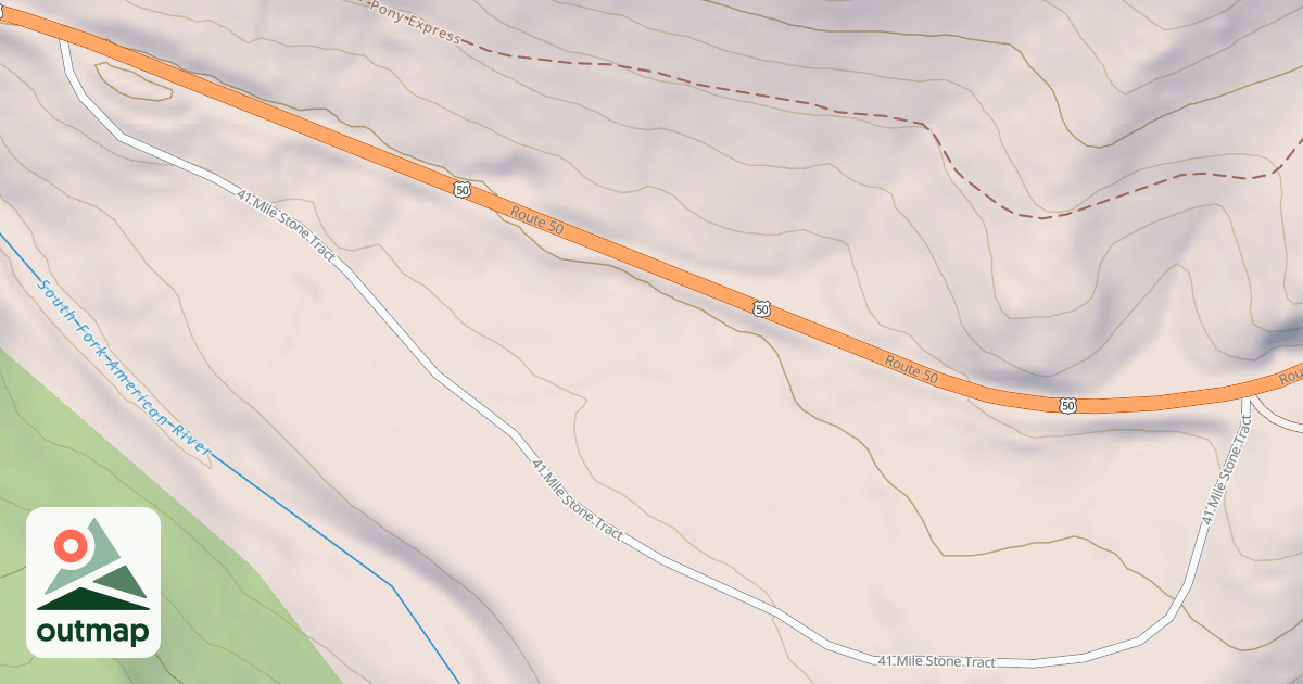 Map of 41 MILESTONE