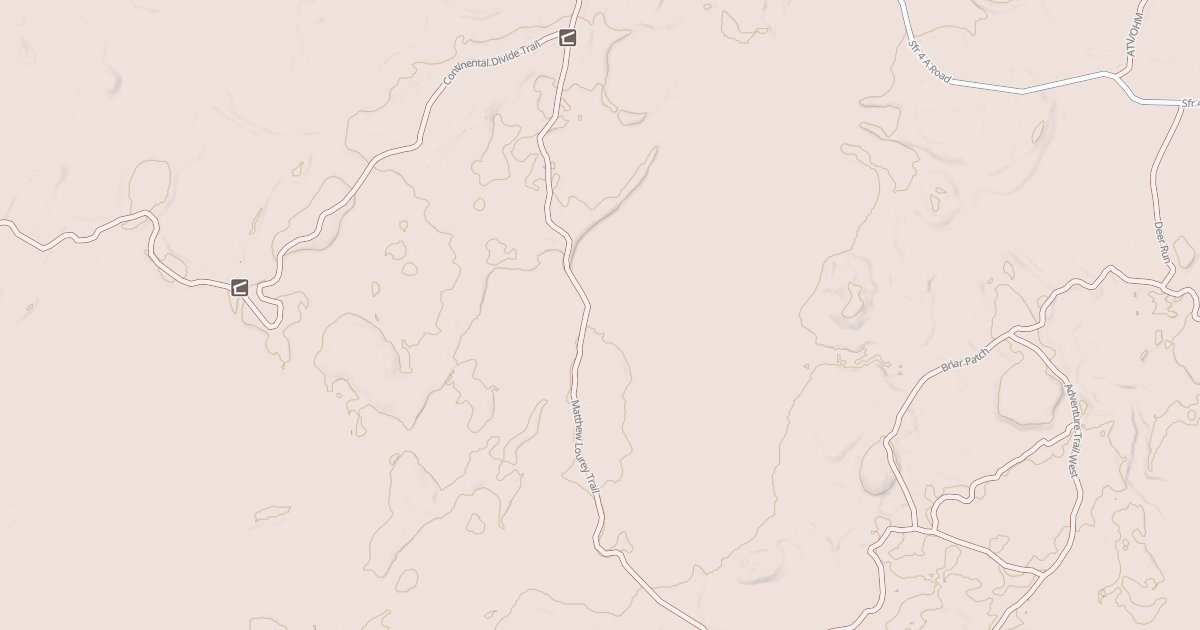 Map preview of Matthew Lourey State Trail