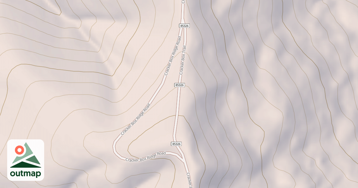Map of CRACKERBOX SPUR D