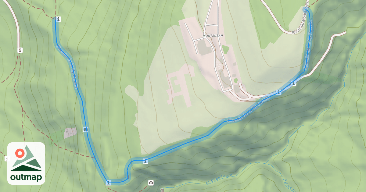 Map of Chemin de la Vy Passée