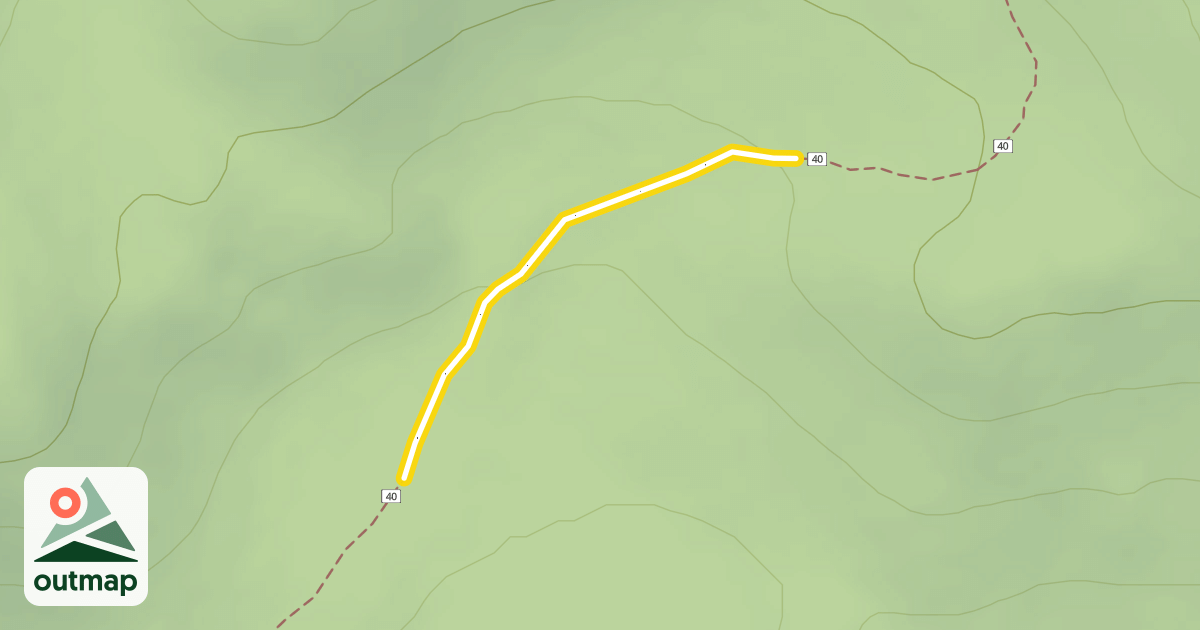 Map of Swampy-Dutchman Trail #40