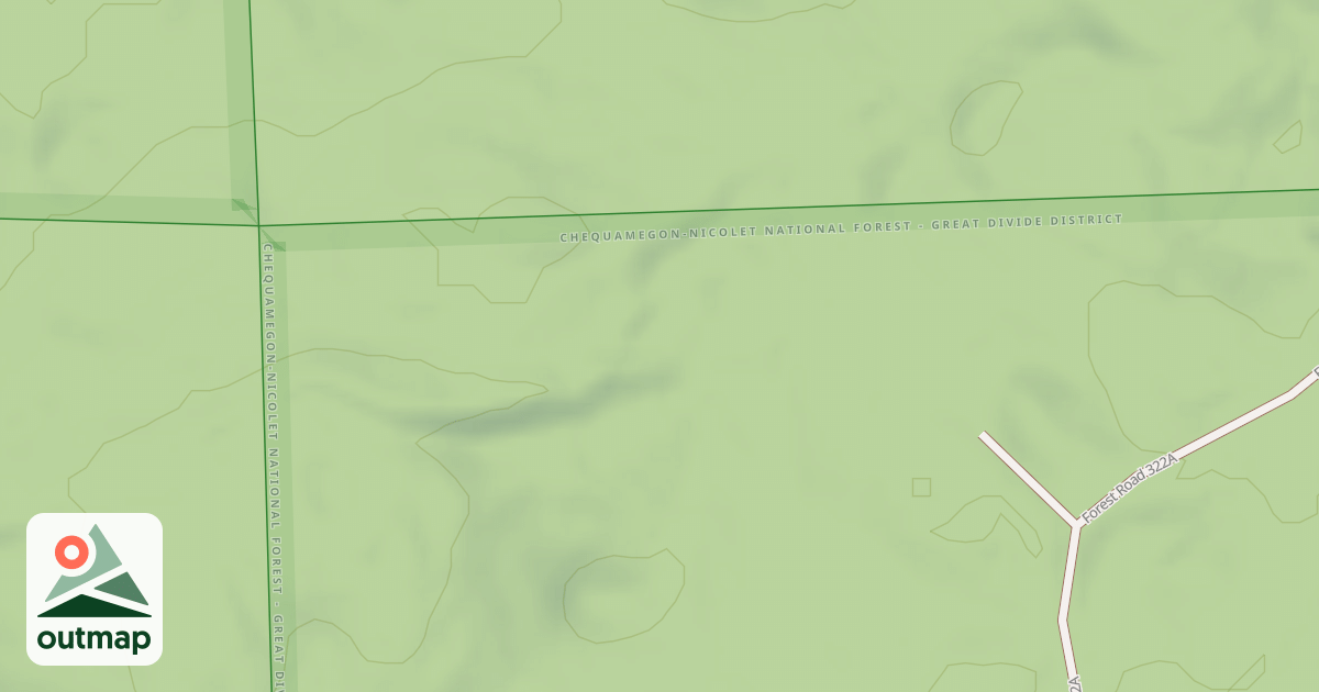 Map of FR 322AA