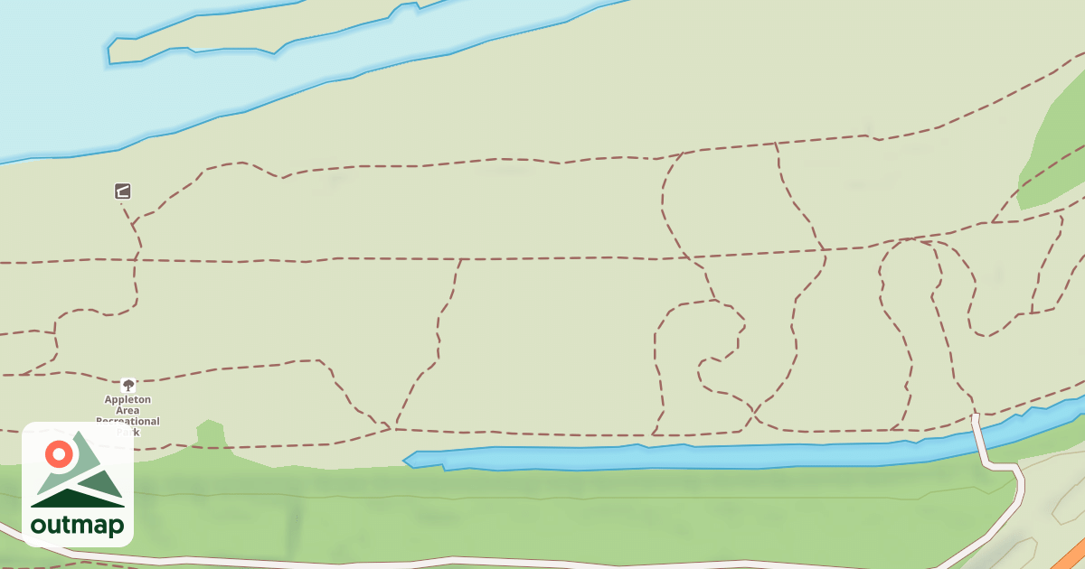 Map of Appleton Area Recreational Park