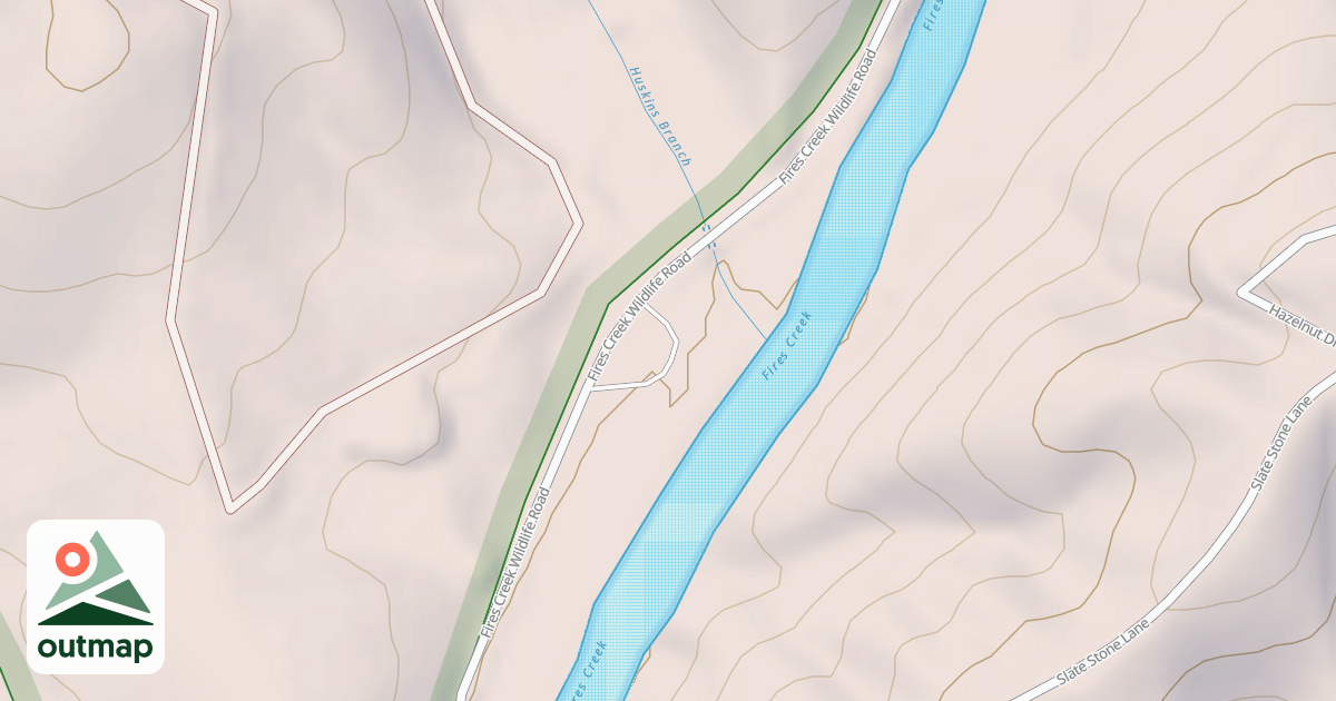 Map of BAPTIZING HOLE