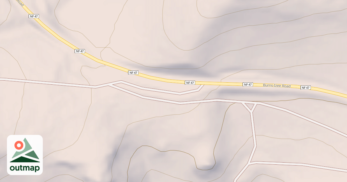 Map of Radar Hill OHV Trails