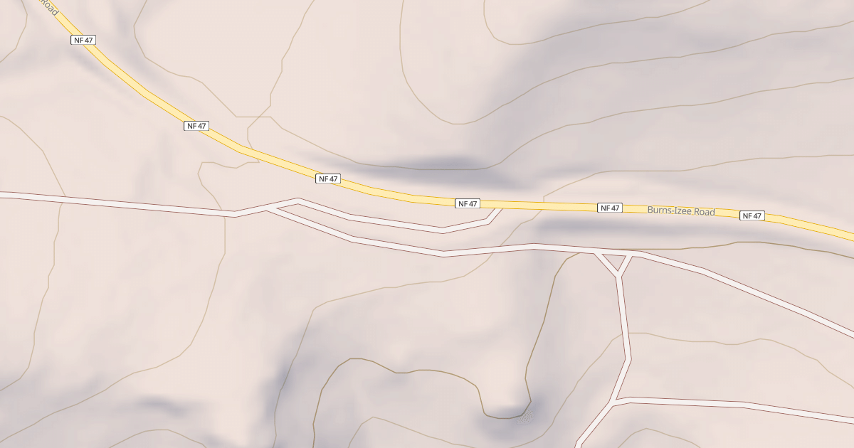 Map preview of Radar Hill OHV Trails