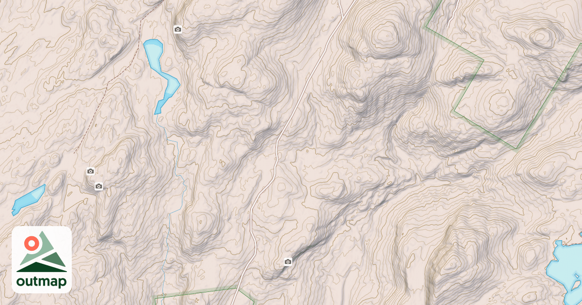 Map of Fly Brook Trail Section 1