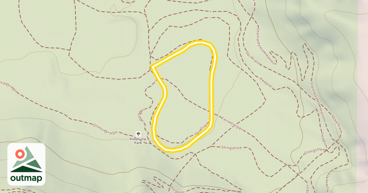 Map of Ski Trail
