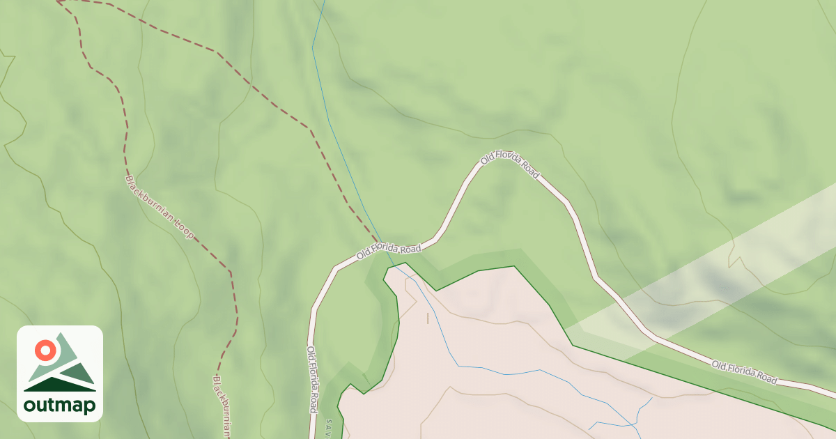 Map of Old Florida Road