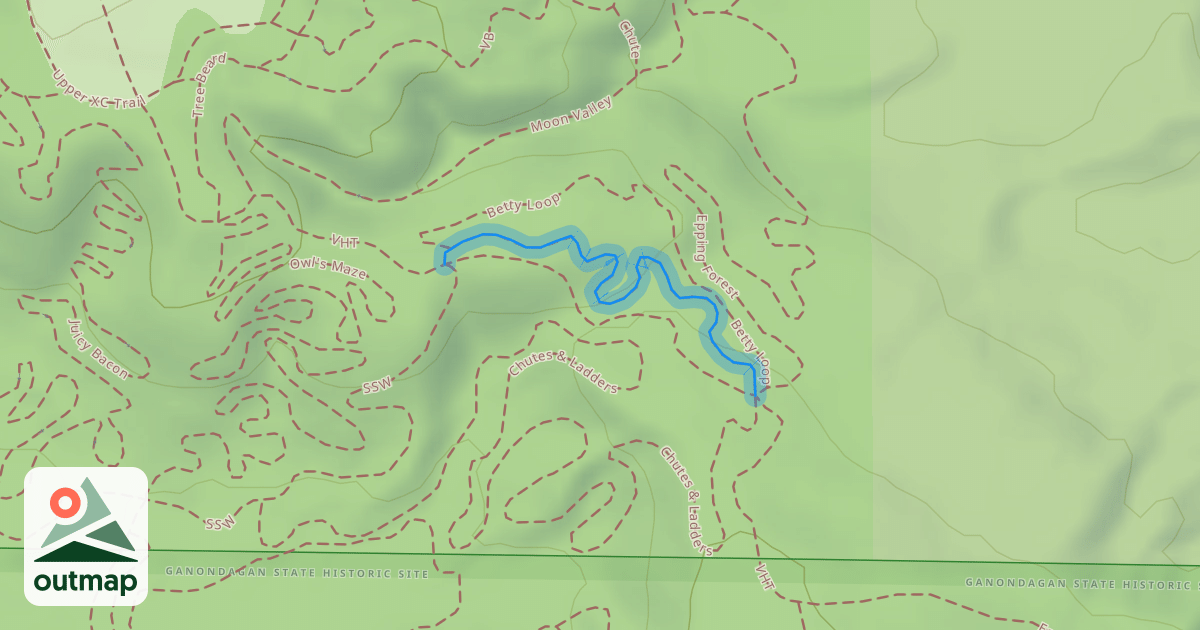 Map of Alpha Betty