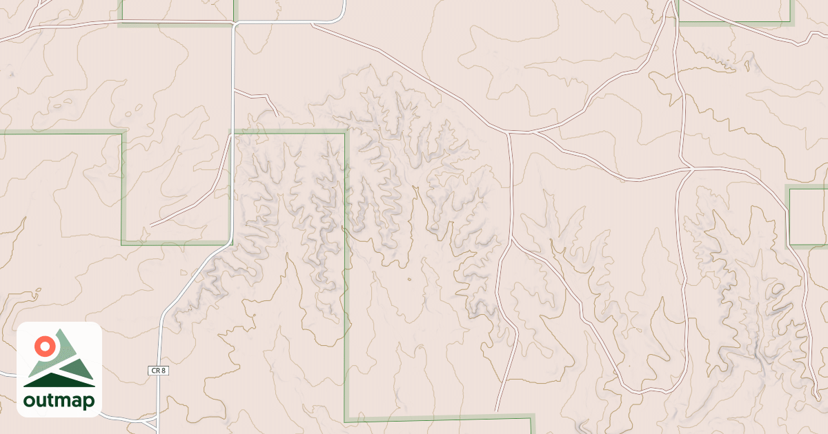 Map of PAT CANYON