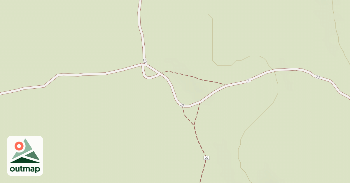 Map of Cline Buttes Tr 29
