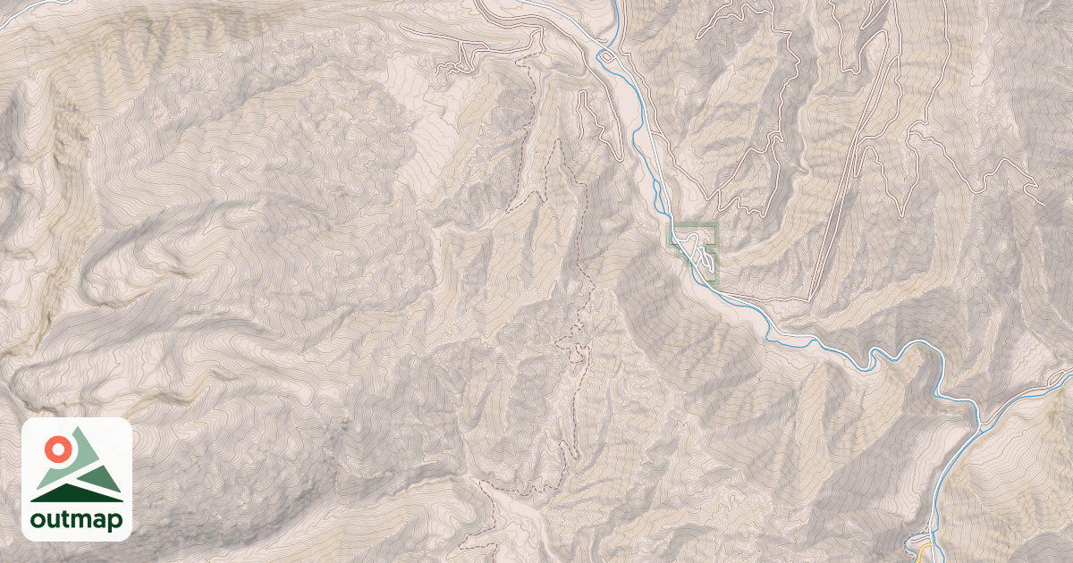 Map of COW CREEK