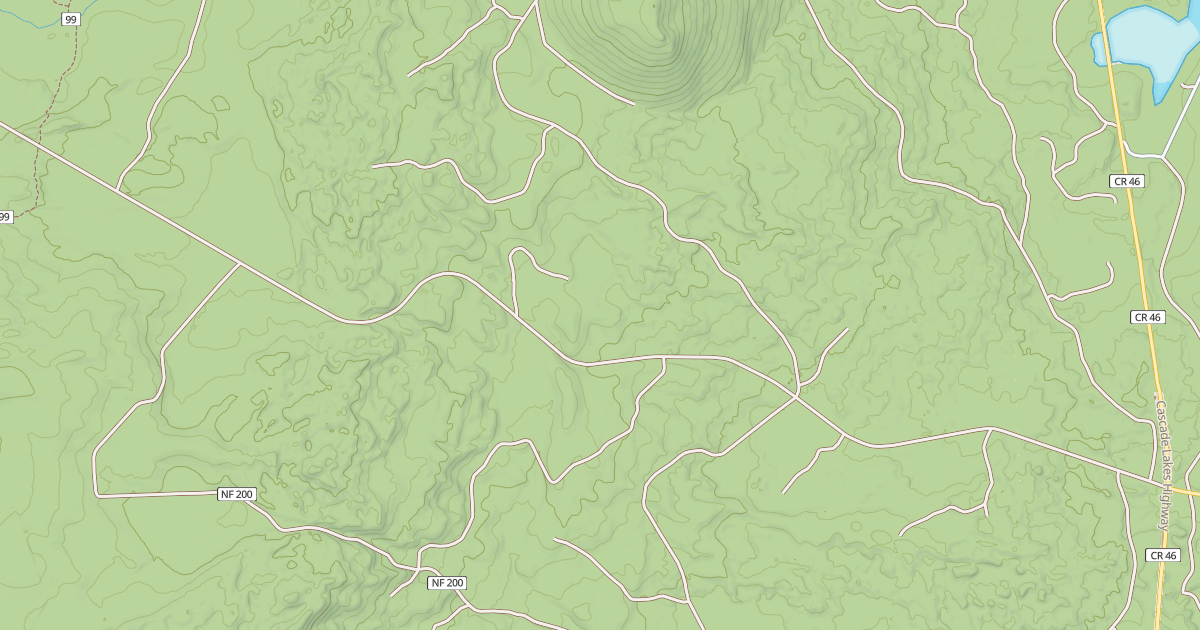 Map preview of CHARLTON LAKE ROAD