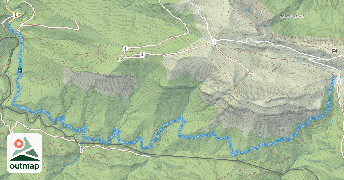 Map of Josaiko bortü bidea