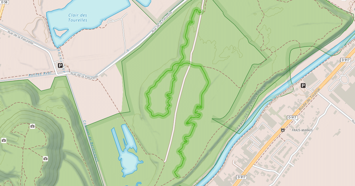 Map preview of Single de l'Escarpelle de Waren