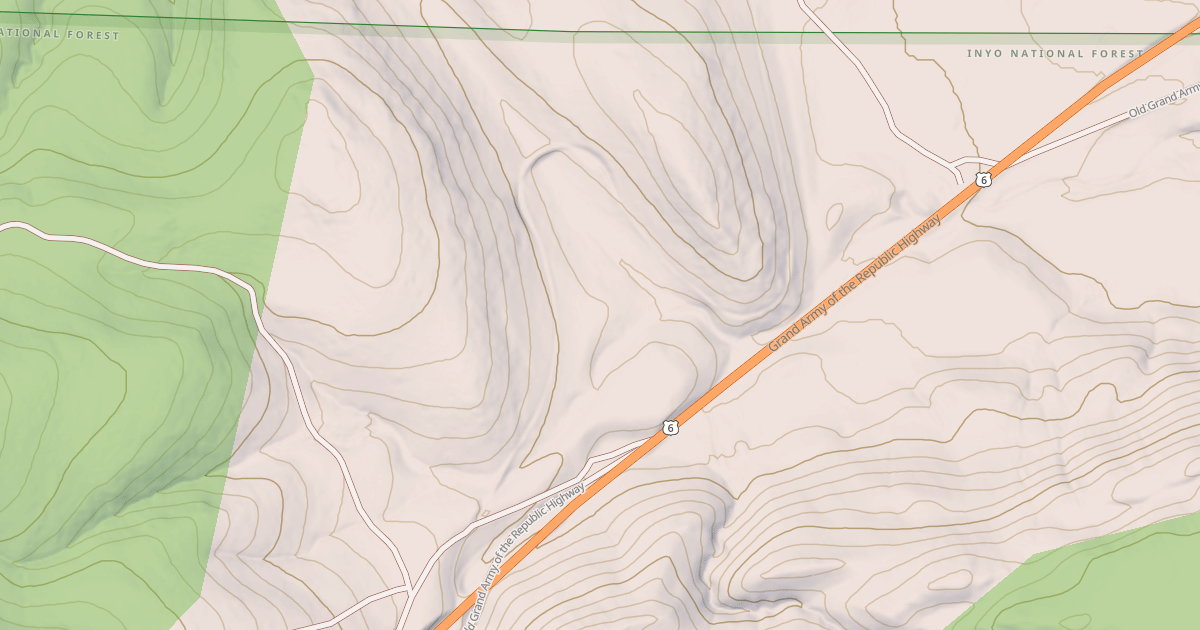 Map preview of USFS National Forest System Roads {94A5FB12-5AA1-47BD-B08E-B1F260EA69AD}
