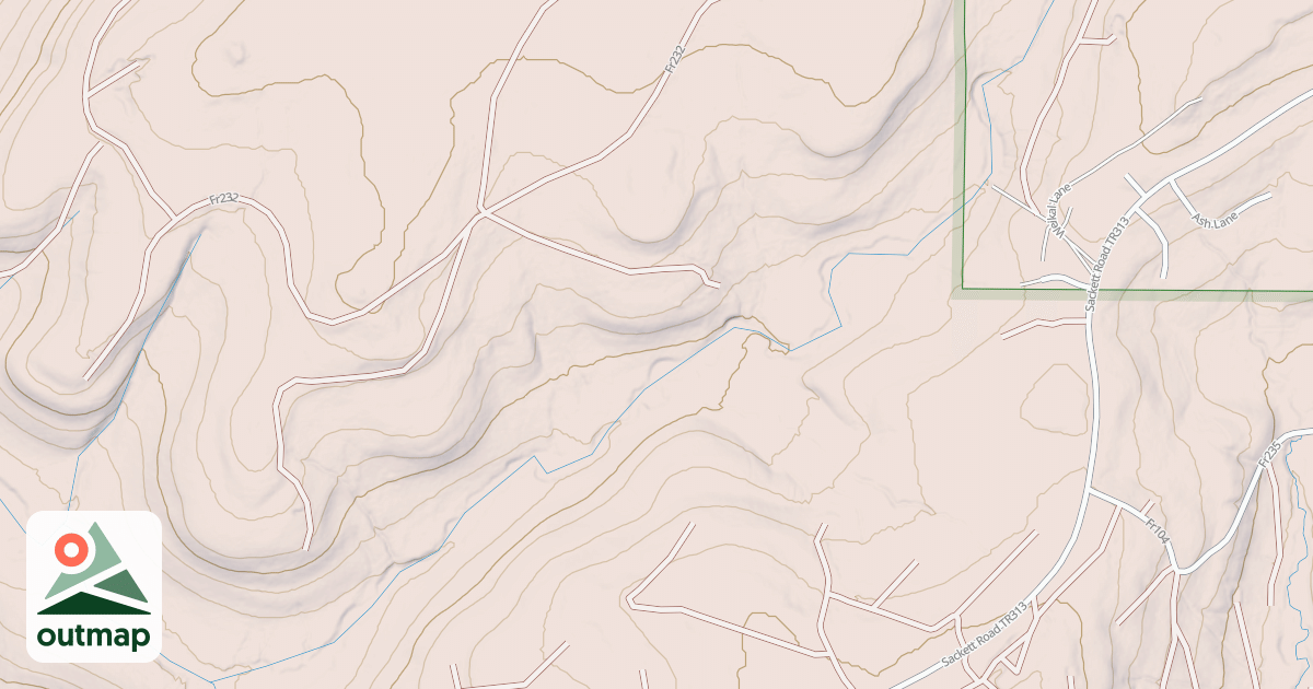 Map of TIMBERLINE ATV A LOOP