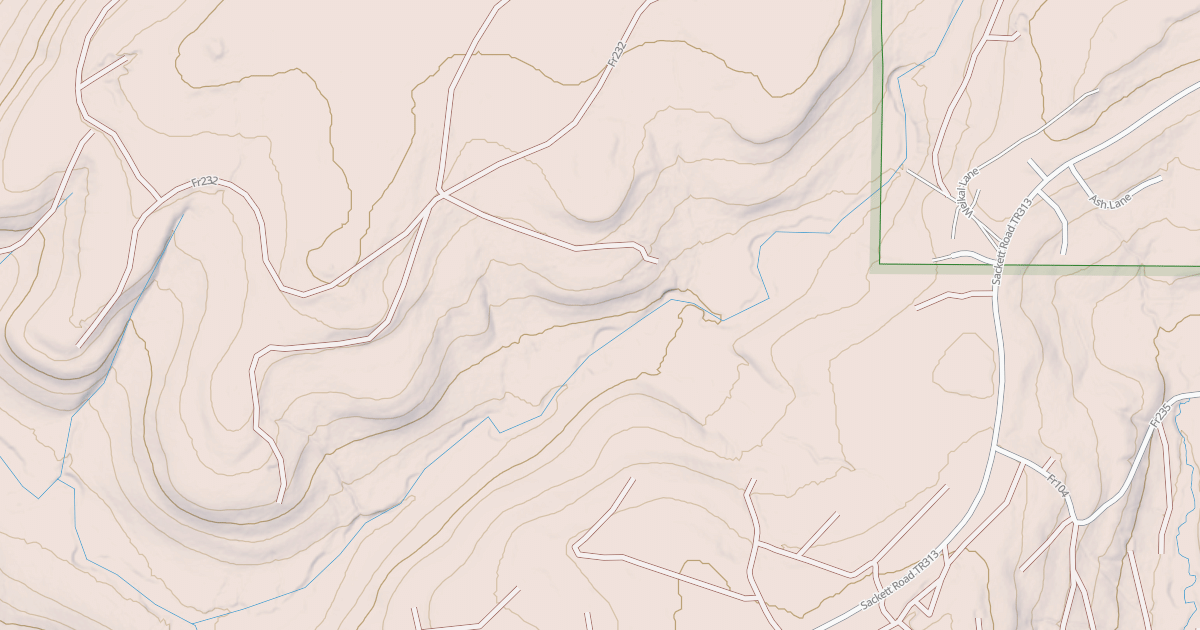 Map preview of TIMBERLINE ATV A LOOP