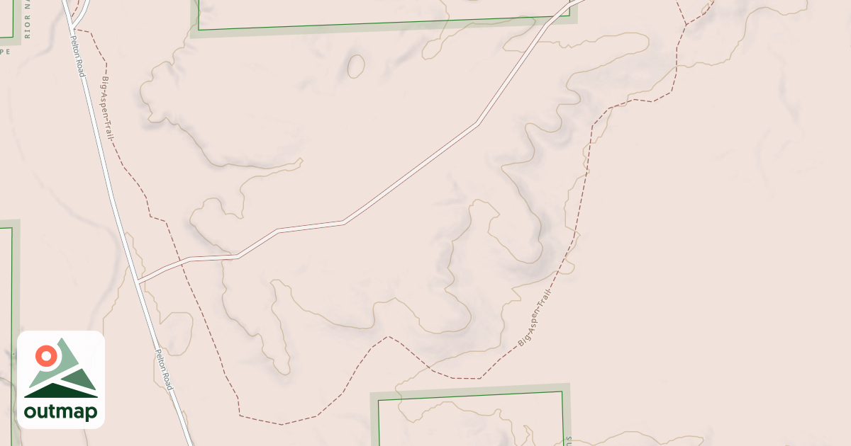 Map of Big Aspen Spur A