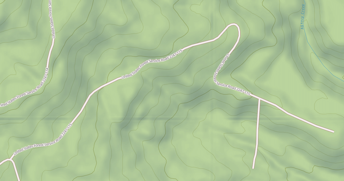 Map preview of USFS National Forest System Roads {337EAF65-2BBD-4A85-B680-8F79FF3CF4B9}