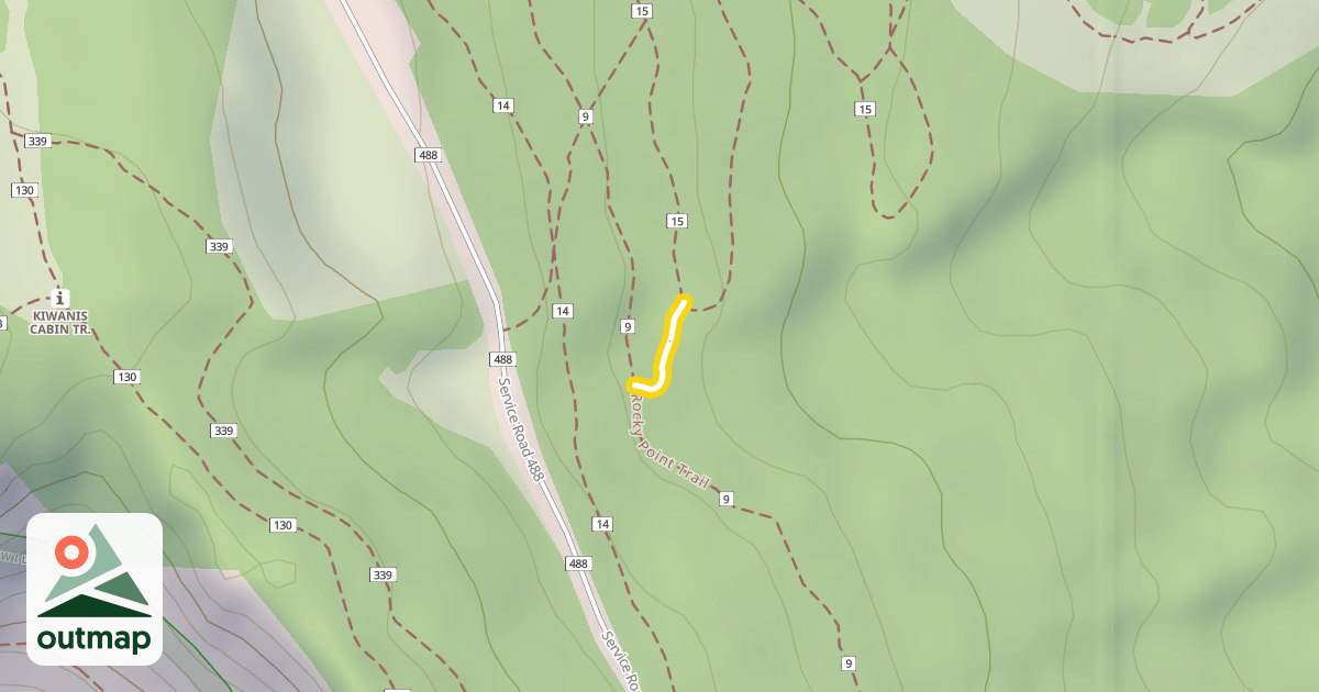 Map of Rocky Shortcut
